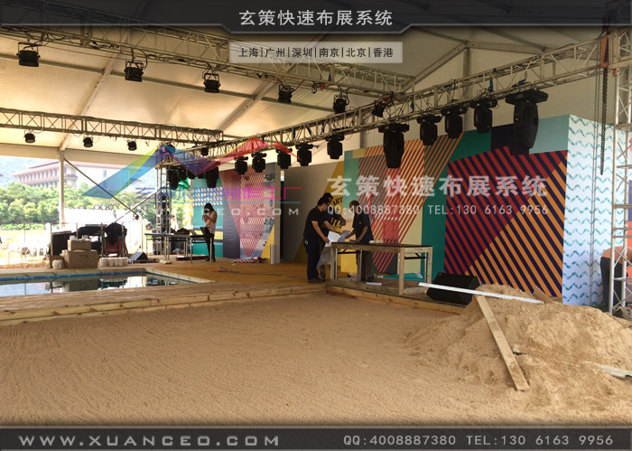 马克华菲新品发布会舞台音响测试